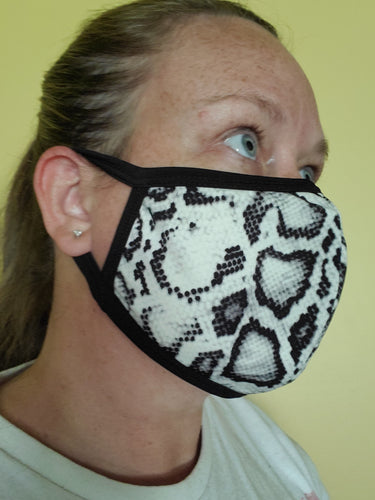 Snake Print Face Mask