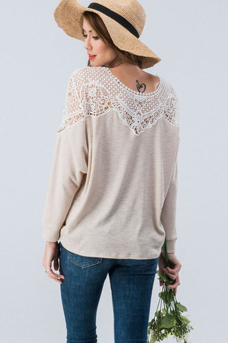 Lacey Dolman Sleeve Blouse