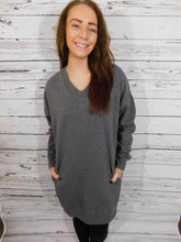 Load image into Gallery viewer, Relaxing, Oversized Tunic Length Sweatshirt