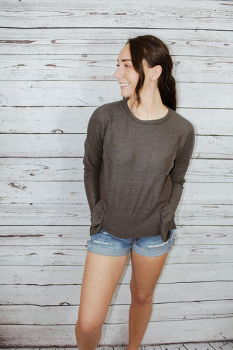 Dreamy Soft Ruffle Pocket Sweatshirt