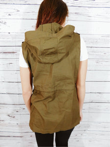 Military Hoodie Vest