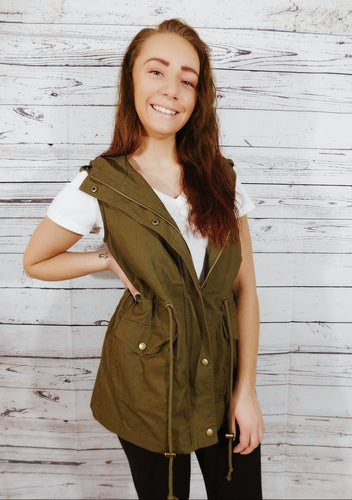 Military Hoodie Vest
